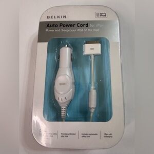 Belkin Car Charger for iPod - White
